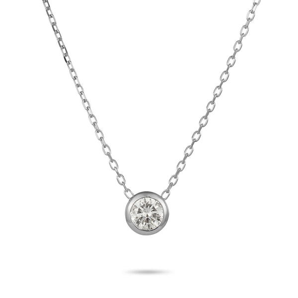 0.30ct Certificated Diamonds are FOREVER Necklace in Platinum