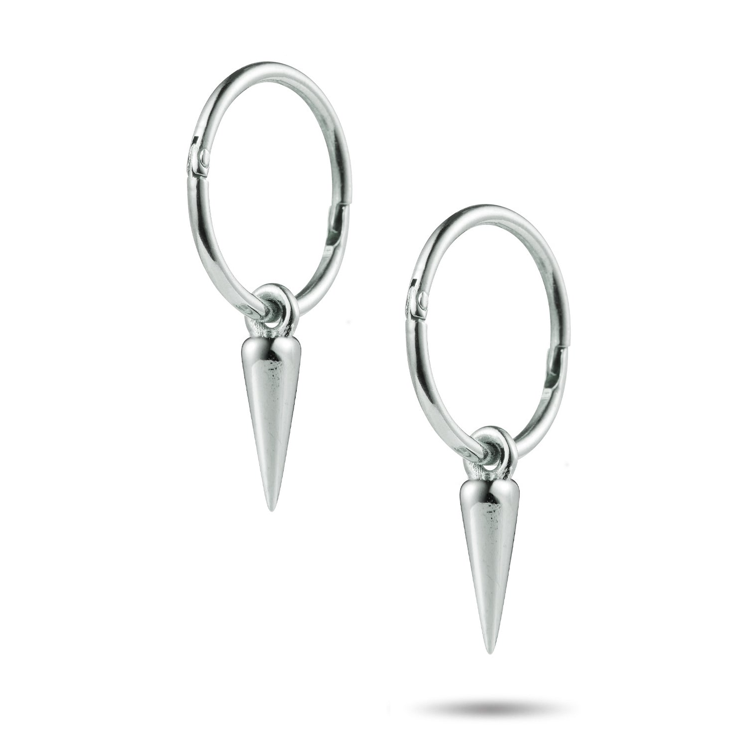 Solid Gold Sleeper Earrings Gold Hoop Earrings by LUKE ROSE online