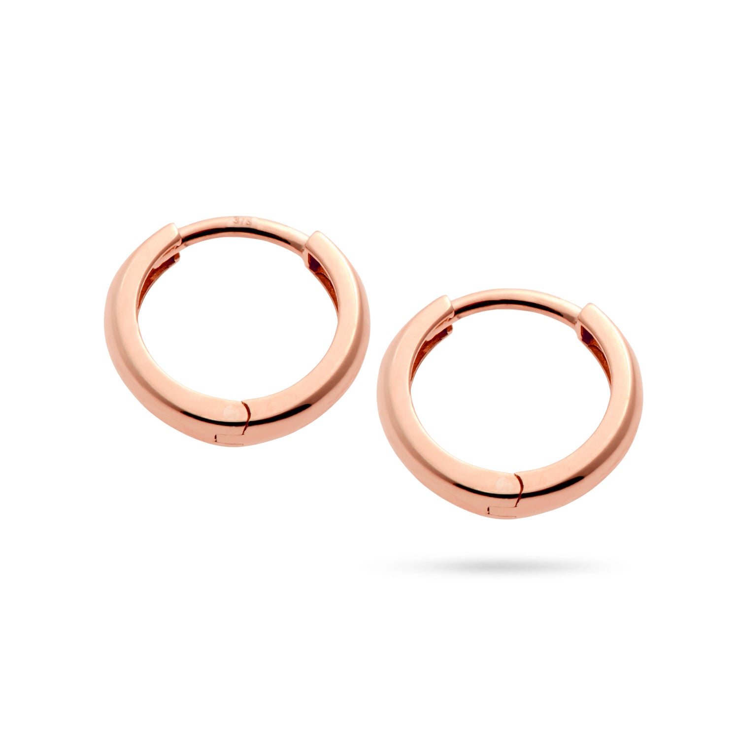 Rose Gold Huggie Earrings Australia Shop Rose Gold Hoop Earrings