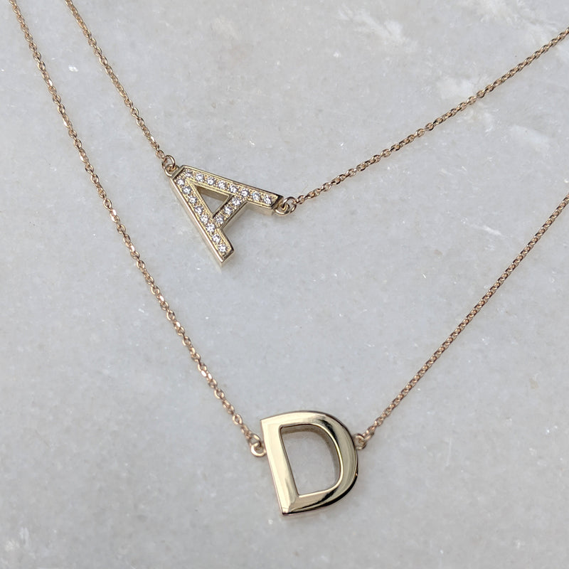 Bespoke Double Initial Necklace