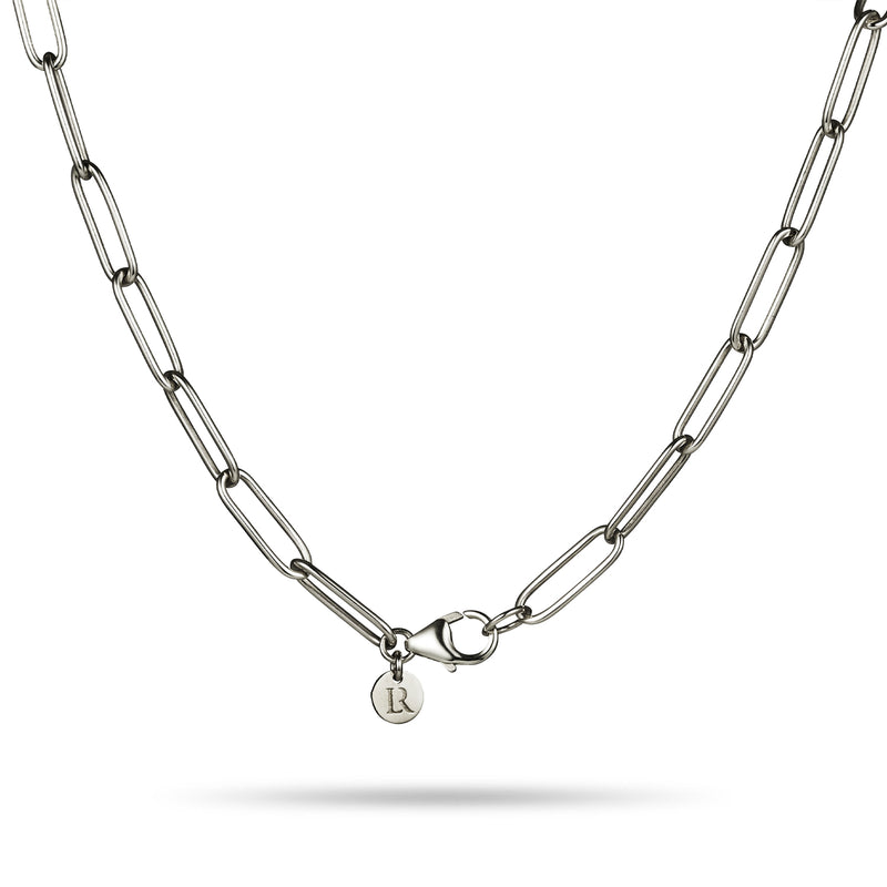 Deposit on Handmade Platinum Paperclip Chain for Mandy