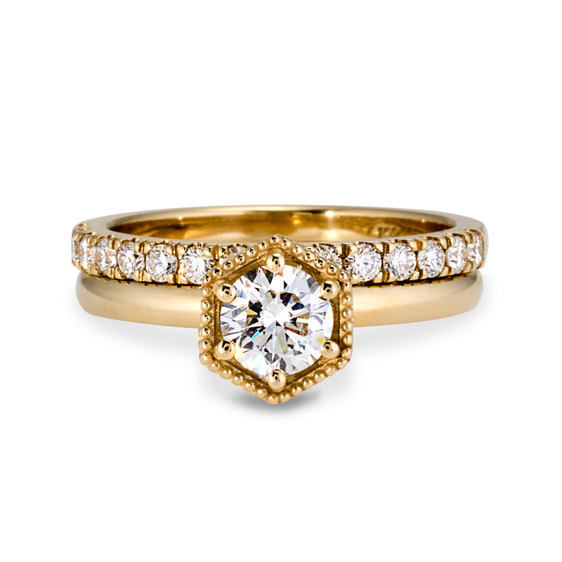 The TREASURE Diamond Eternity Ring in Yellow Gold