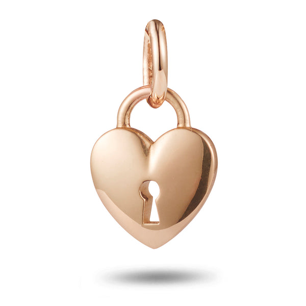 Key To My Heart Pendant in Rose Gold