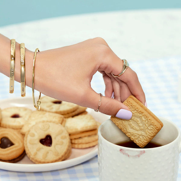 "RTS" LOVED Bangle in Yellow Gold