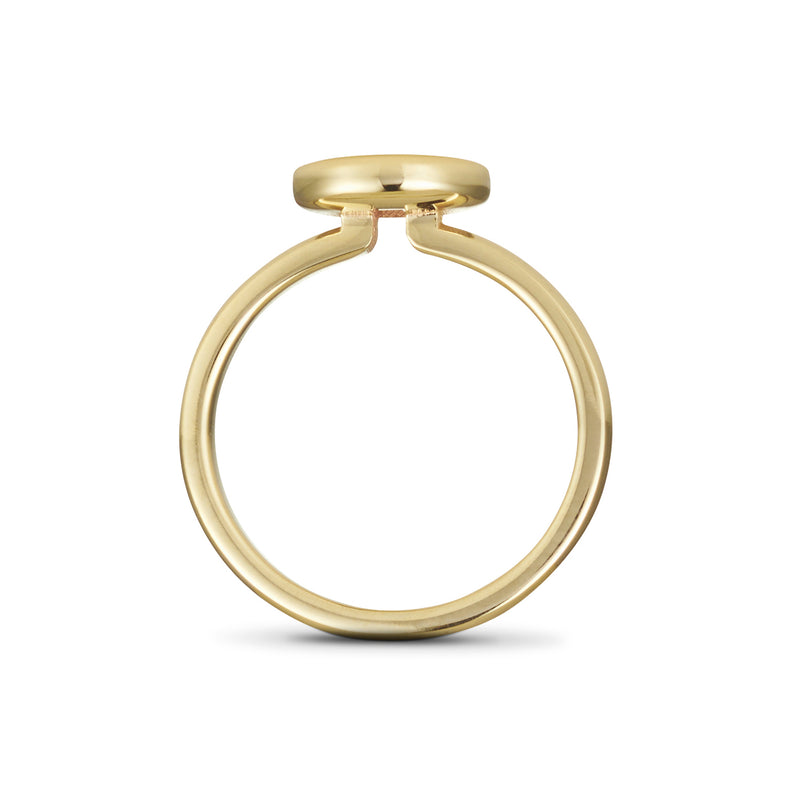 Diamond Slide Rings Designer Stack Ring in Solid Yellow Gold | Luke Rose Sliding Diamonds ...