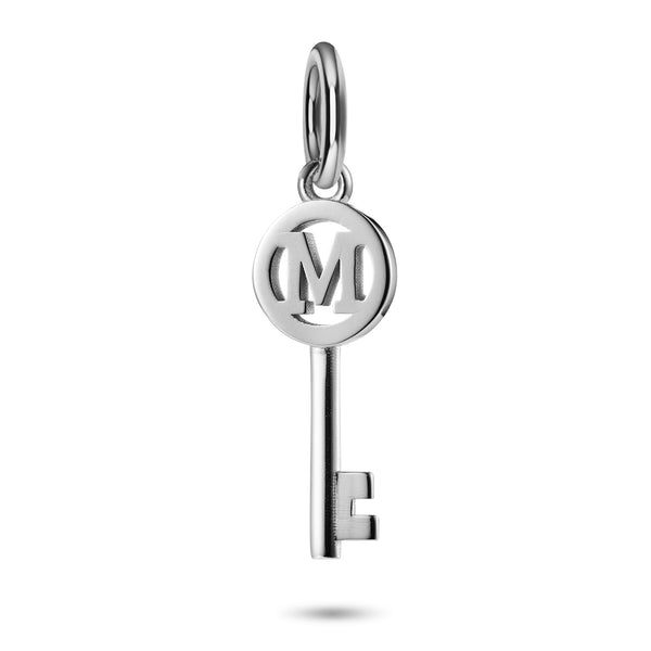 Solo Initial Key in Platinum