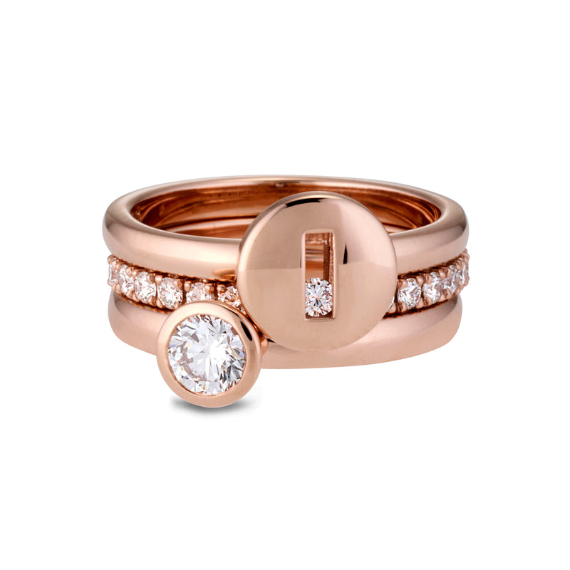 The TREASURE Diamond Eternity Ring in Rose Gold