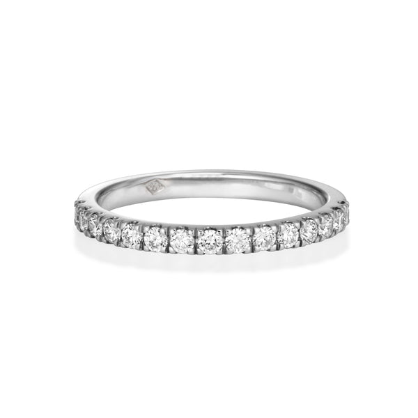 The TREASURE Diamond Eternity Ring in Platinum