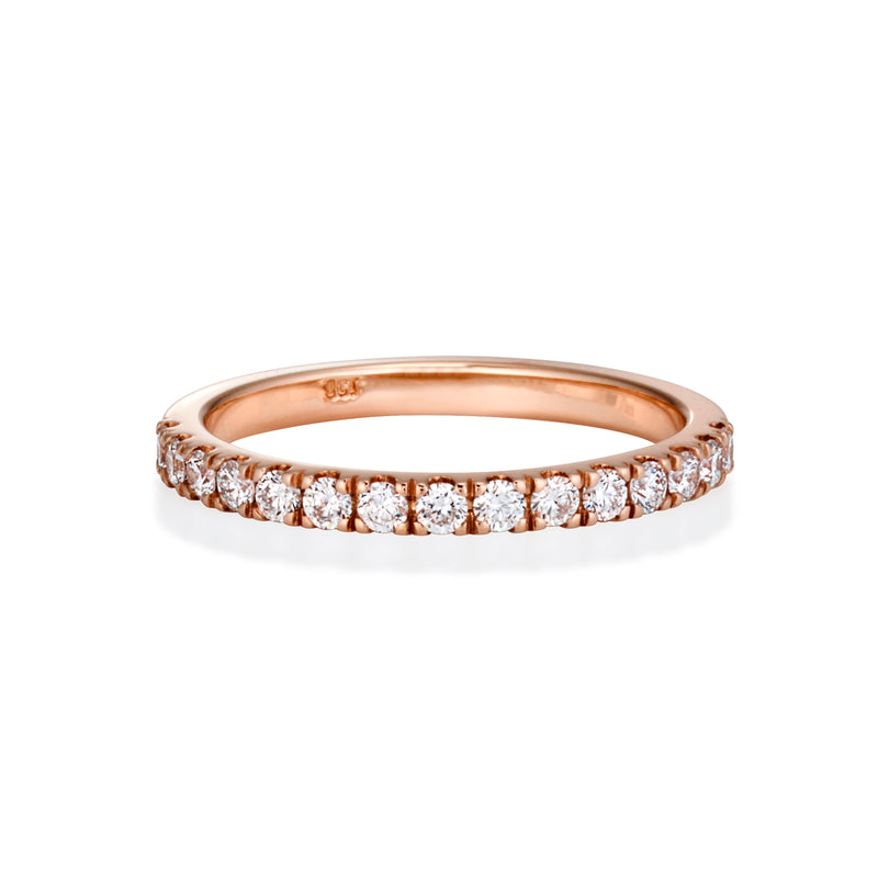 The TREASURE Diamond Eternity Ring in Rose Gold