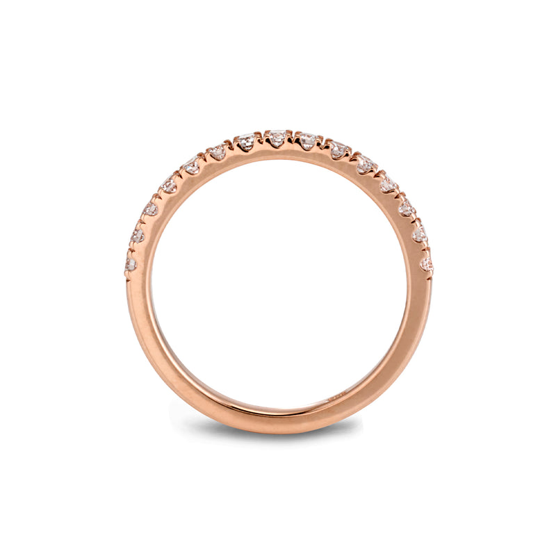 The TREASURE Diamond Eternity Ring in Rose Gold
