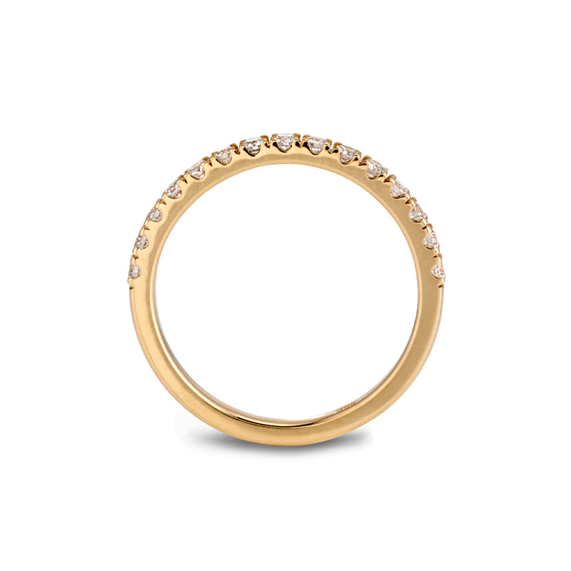 The TREASURE Diamond Eternity Ring in Yellow Gold