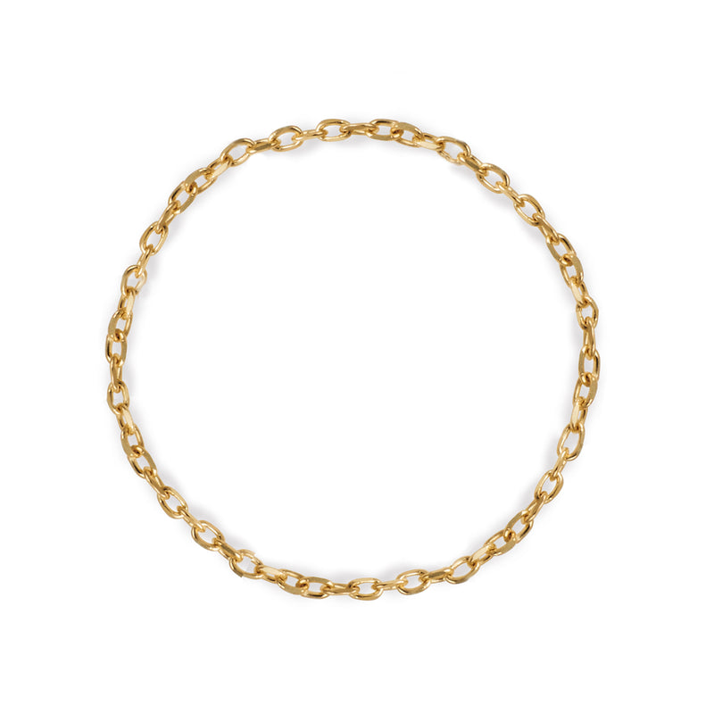 Chain Ring in Yellow Gold