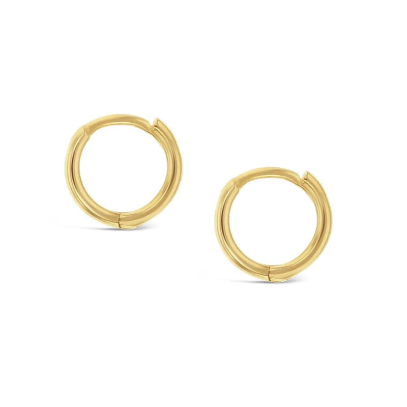 "RTS" Mini Huggie Earrings in Yellow Gold