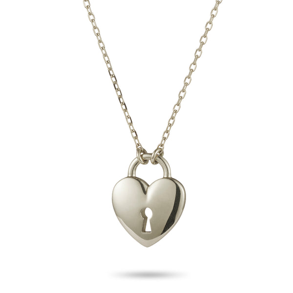 Key to my Heart Necklace in Sterling Silver