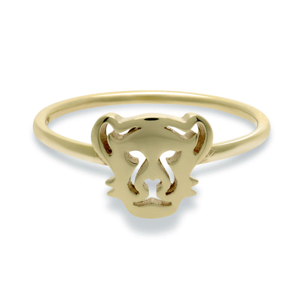 Panther Ring in Yellow Gold