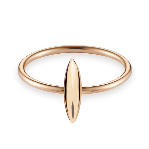 Catseye Stack Ring in Rose Gold
