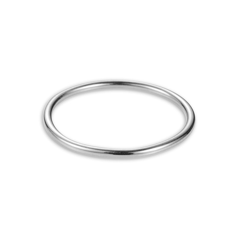 Luke Rose Jewellery silver halo stack ring