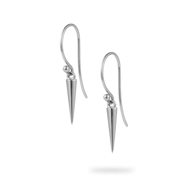 Luke Rose Jewellery silver pendulum hook earrings