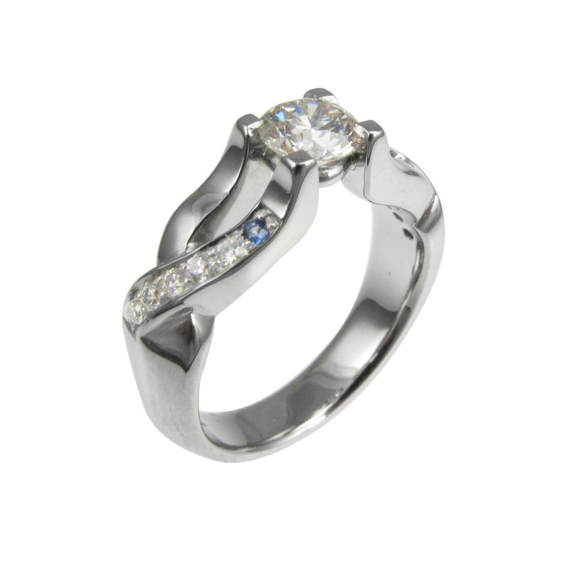 Platinum & Diamond Engagement Ring.